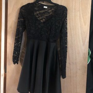 Women's Lace Bodice Skater Dress